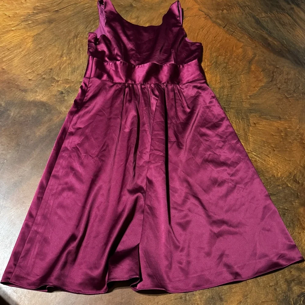 The Limited‎ Satin Burgundy Dress